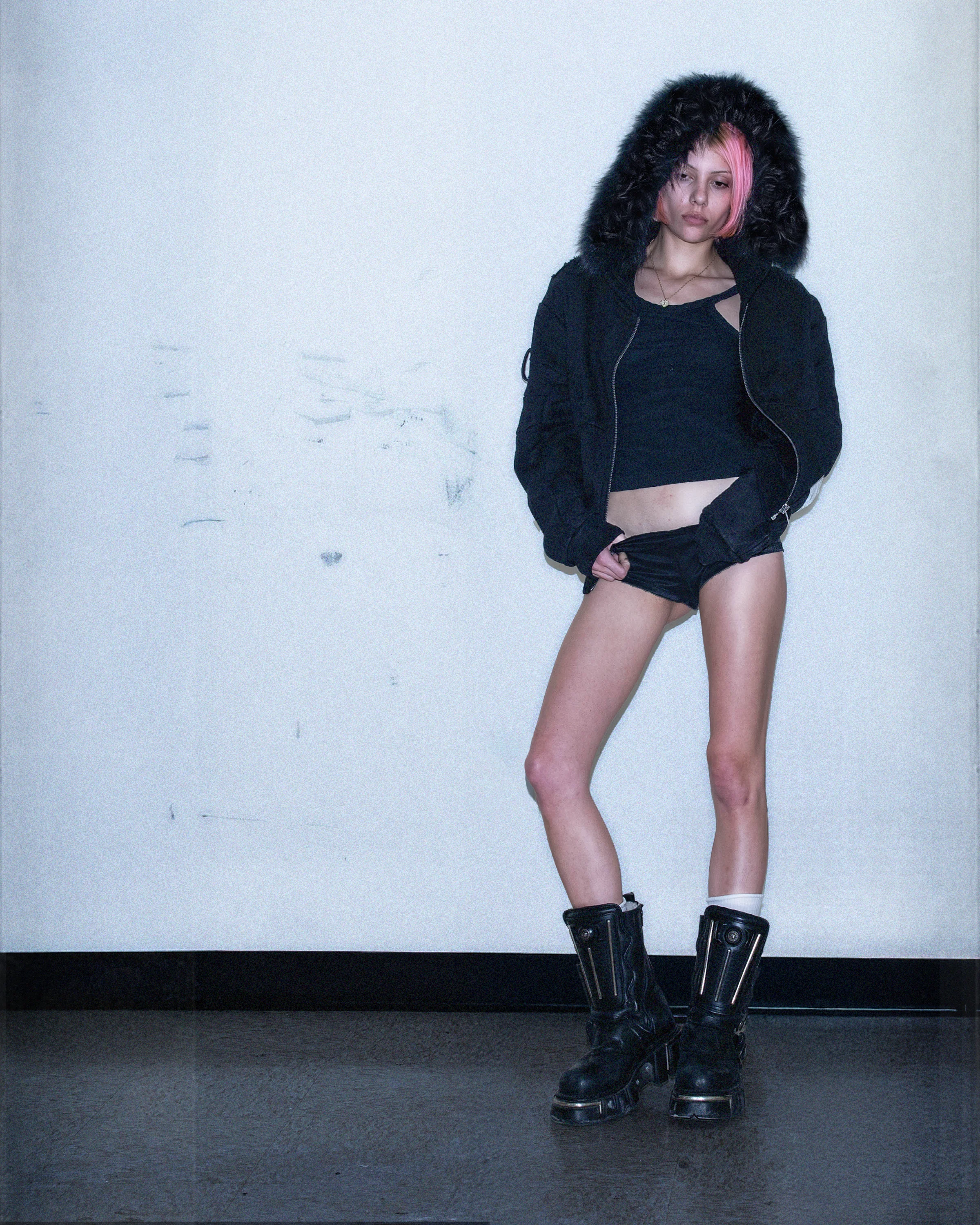 1000YRS-2 [r.Armor] wax zip-up hoodie - Image 6