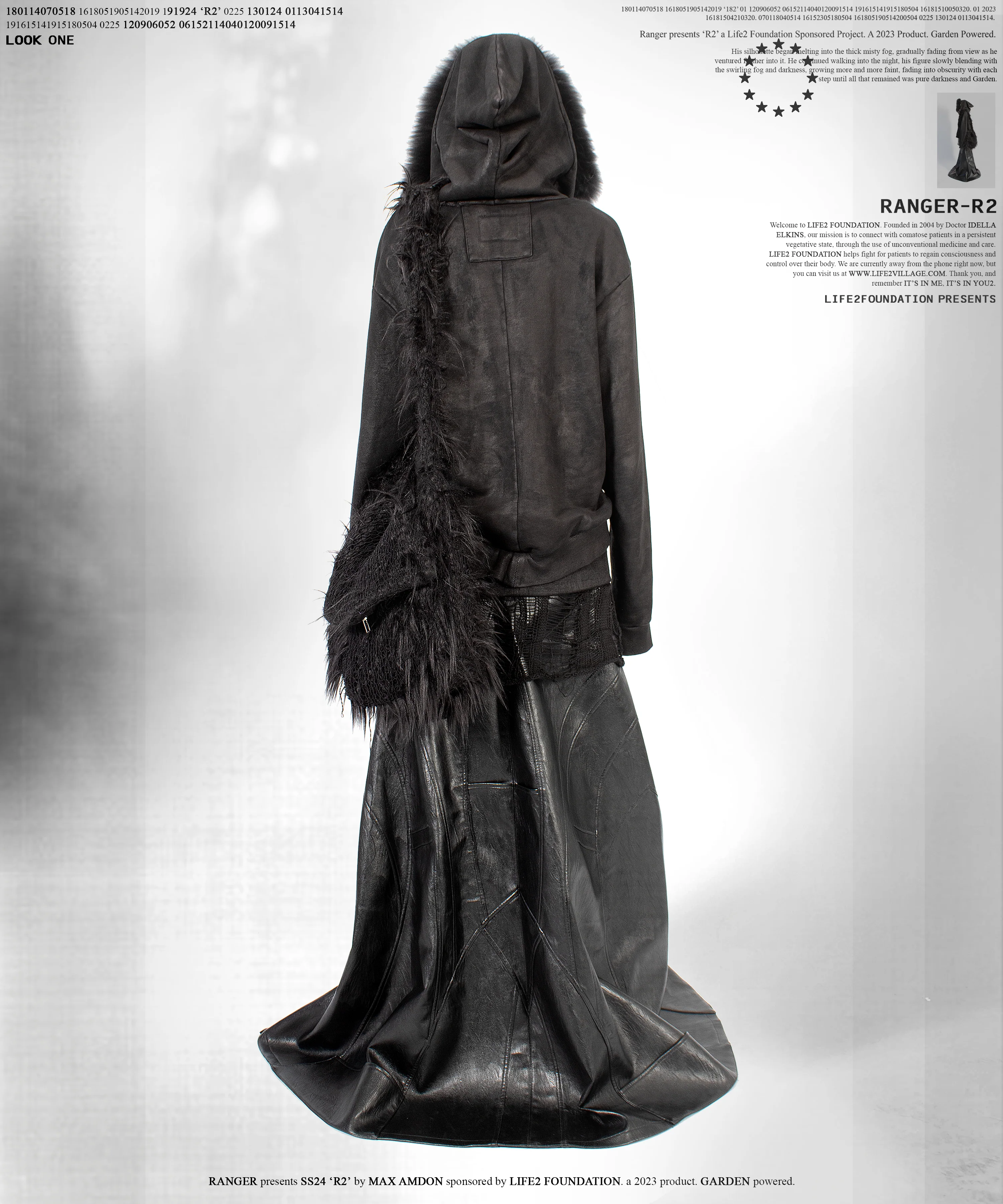 1000YRS waxed zip-up hoodie - Image 11