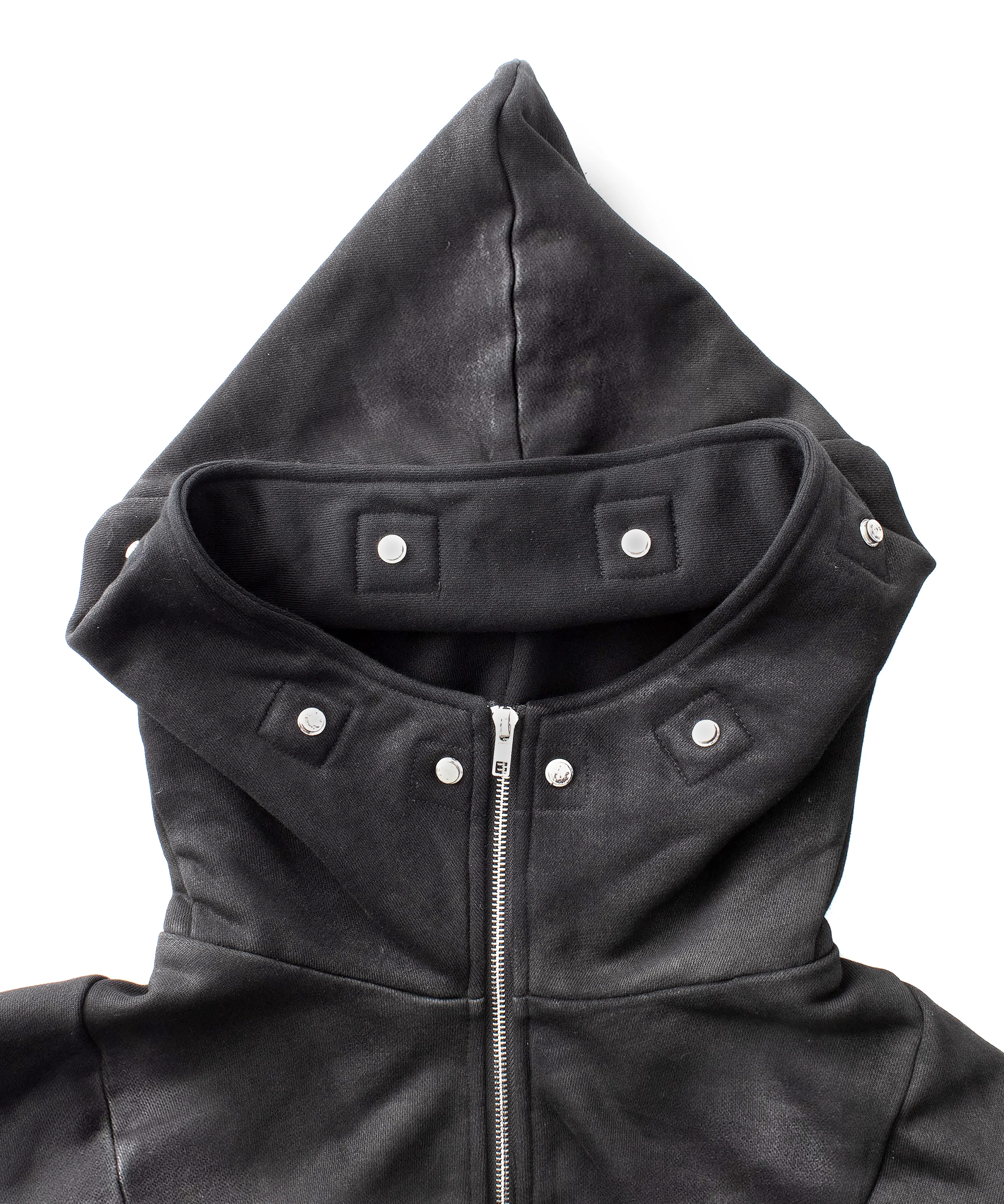 1000YRS waxed zip-up hoodie - Image 5