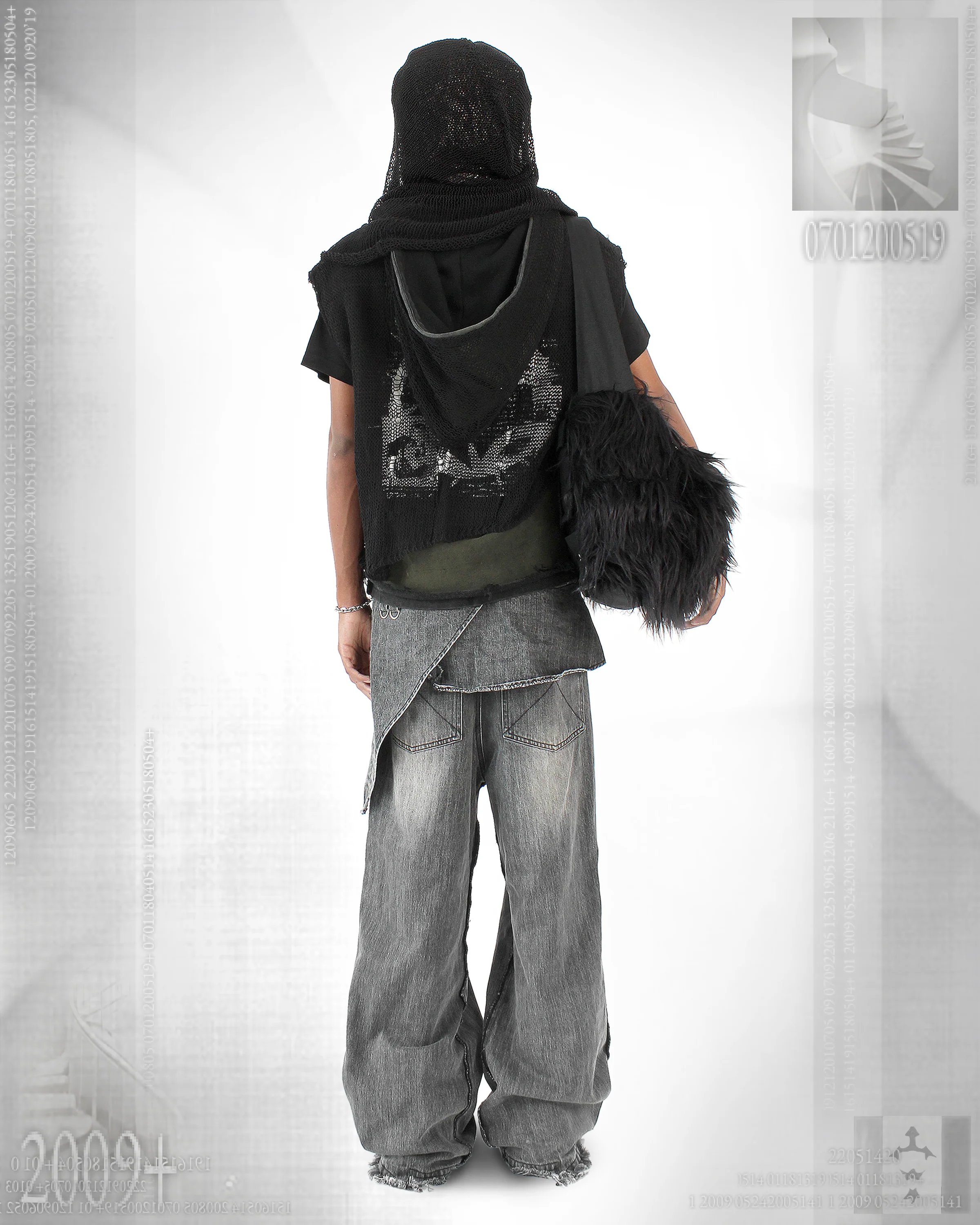 4x-T double-layer sleeveless hoodie - Image 5