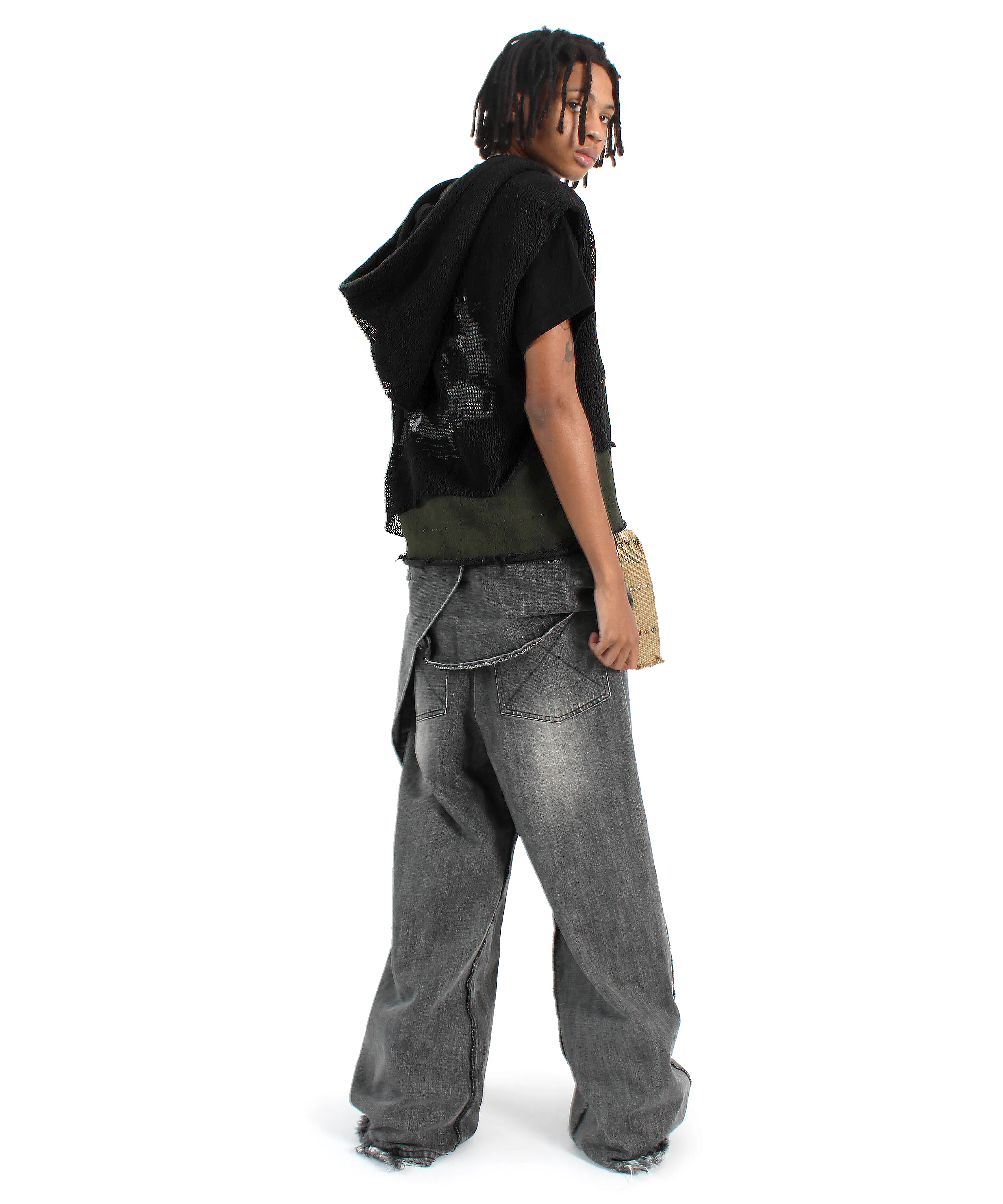4x-T double-layer sleeveless hoodie - Image 7