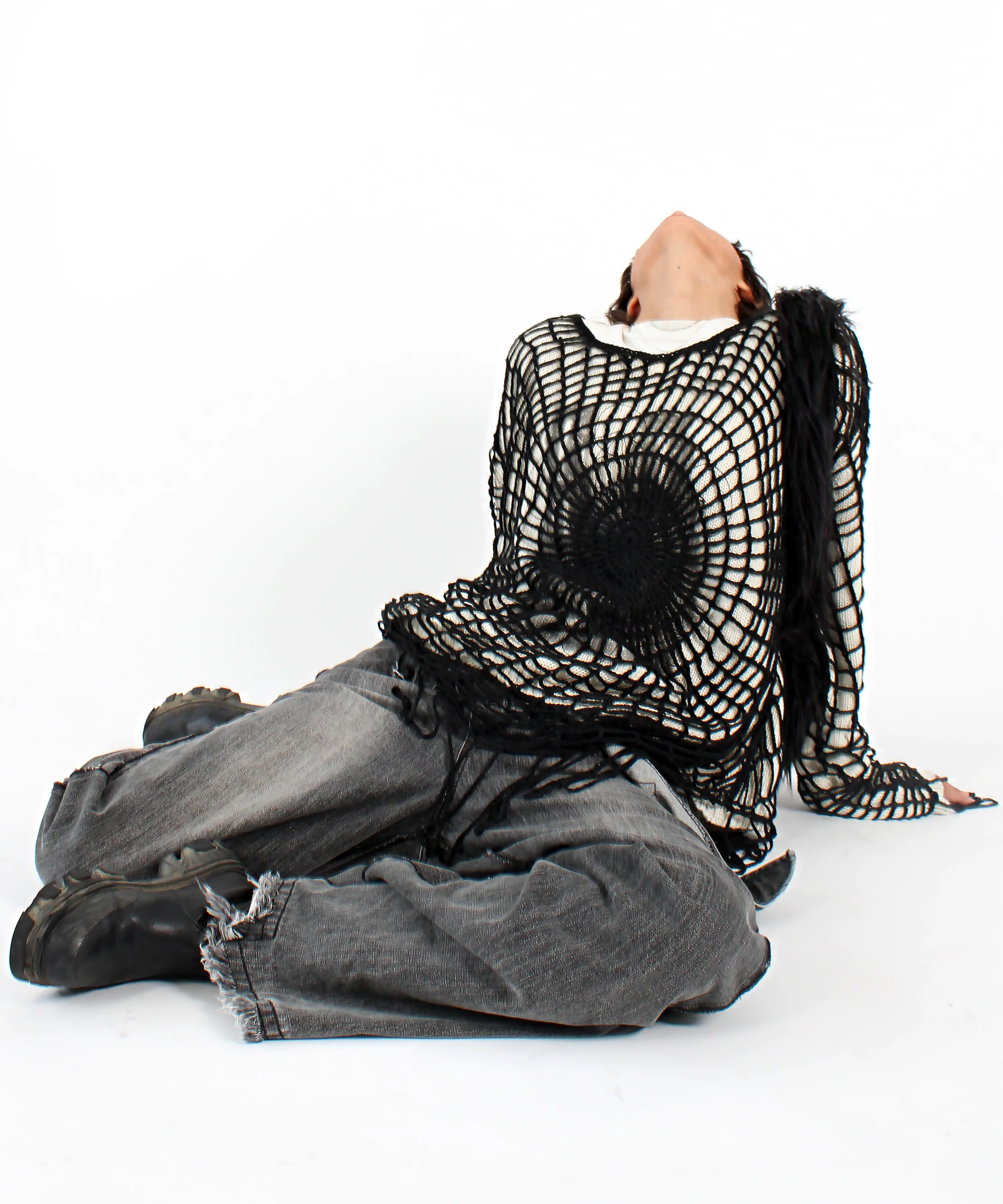IIMIIY2 wEb double-layer knit sweater - Image 4