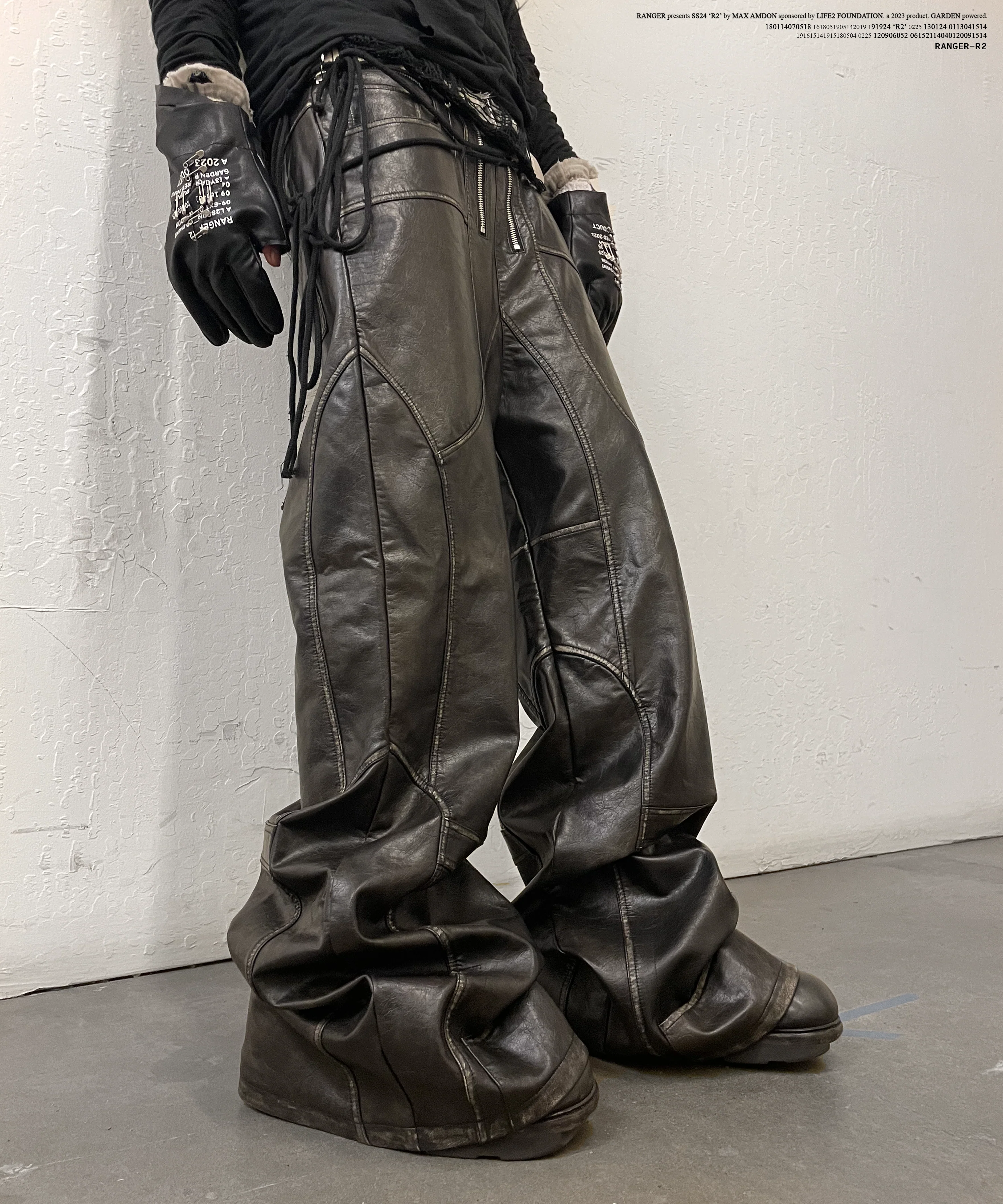 X leather pants - Image 4