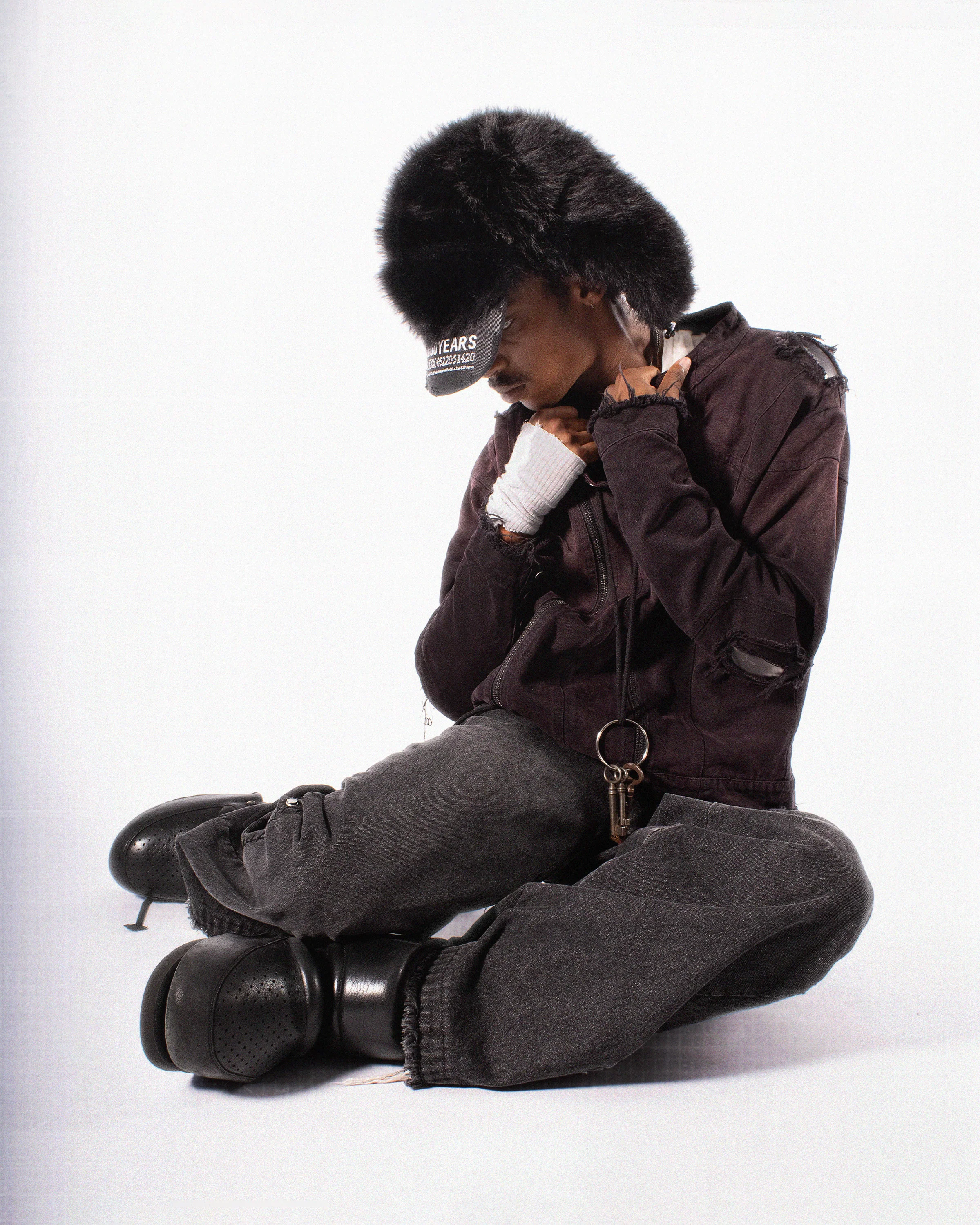 r.Armor burgundy canvas jacket - Image 12