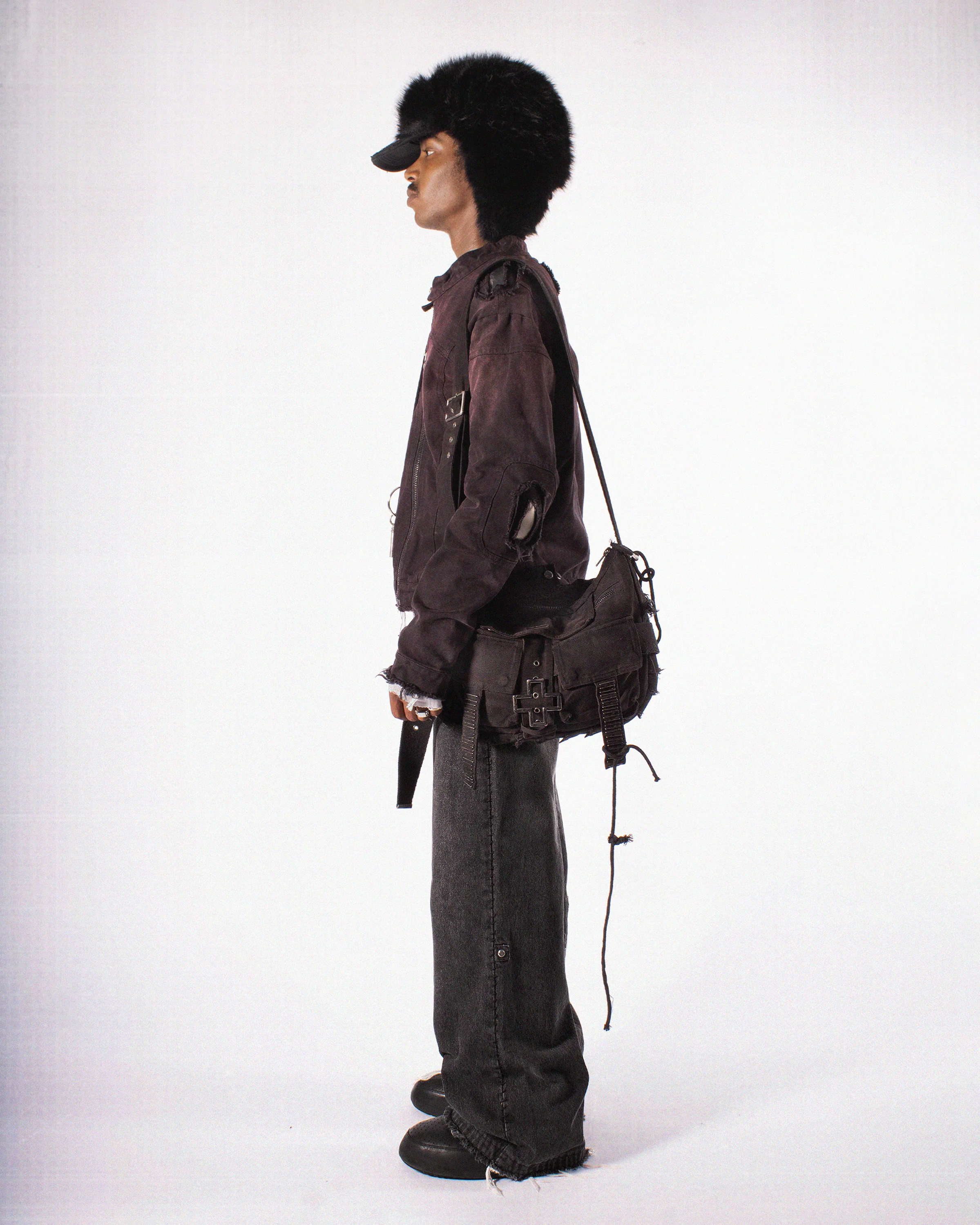 r.Armor burgundy canvas jacket - Image 13