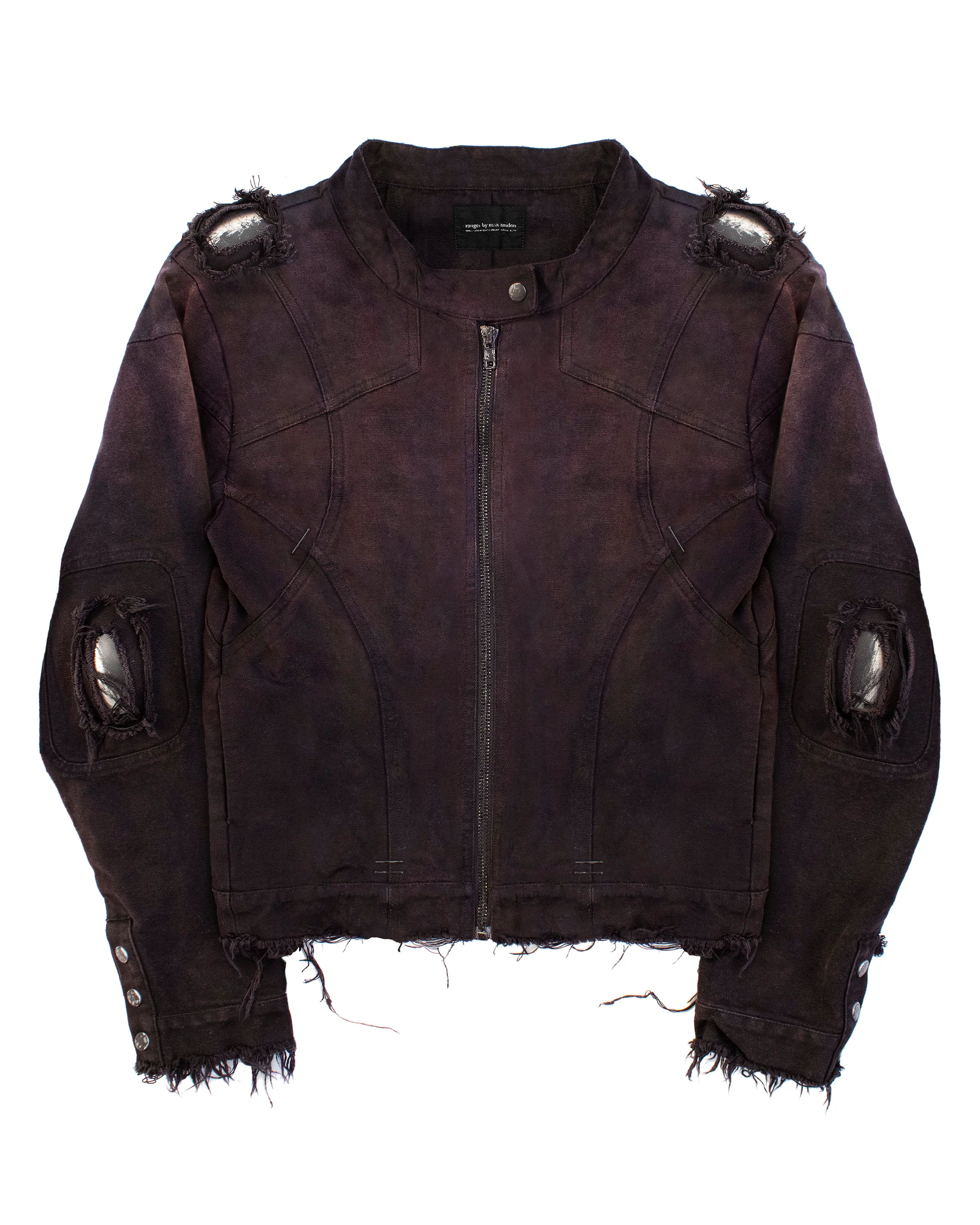 r.Armor burgundy canvas jacket - Image 3