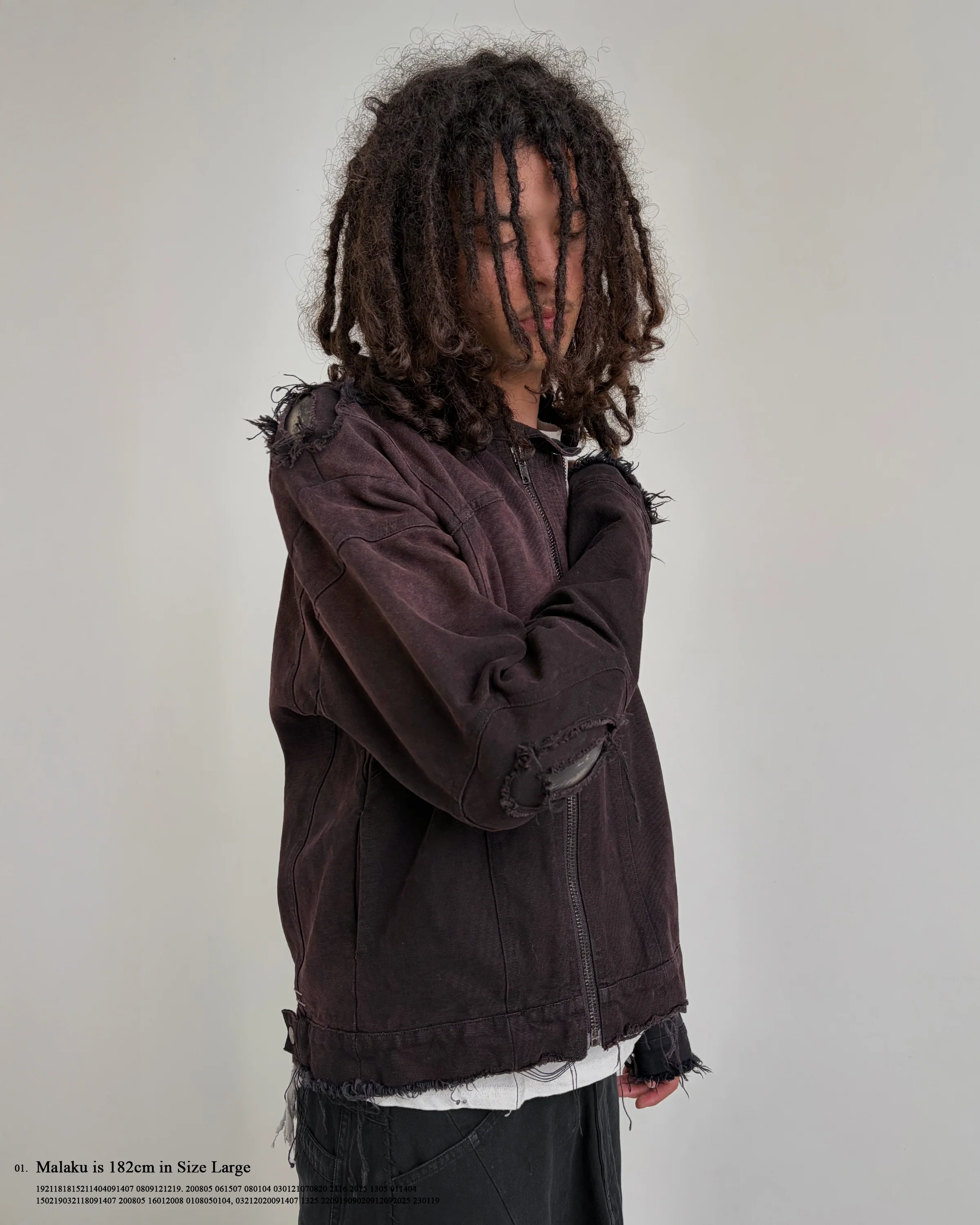 r.Armor burgundy canvas jacket - Image 8