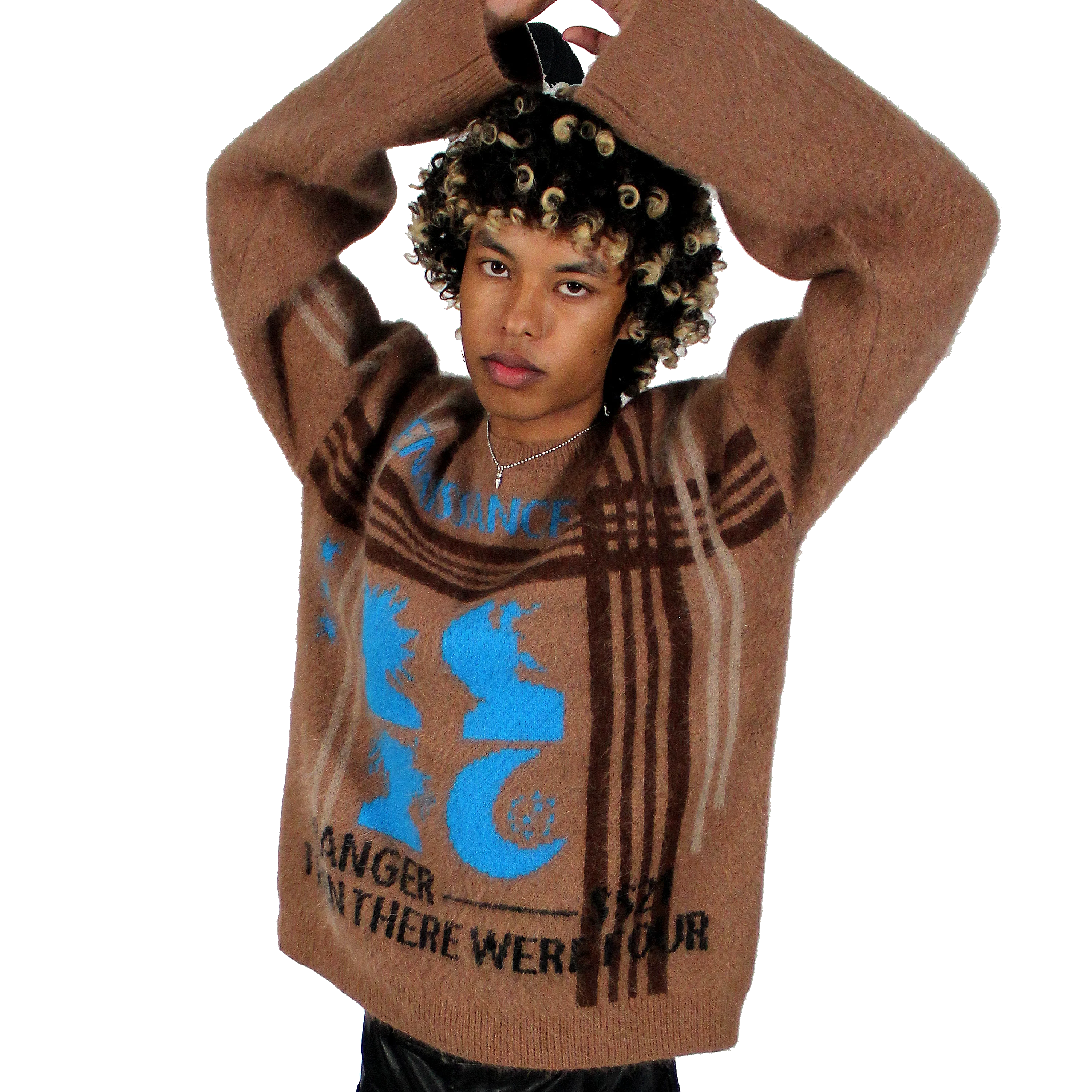 tetrad / thentherewere4 furry knit sweater - Image 3