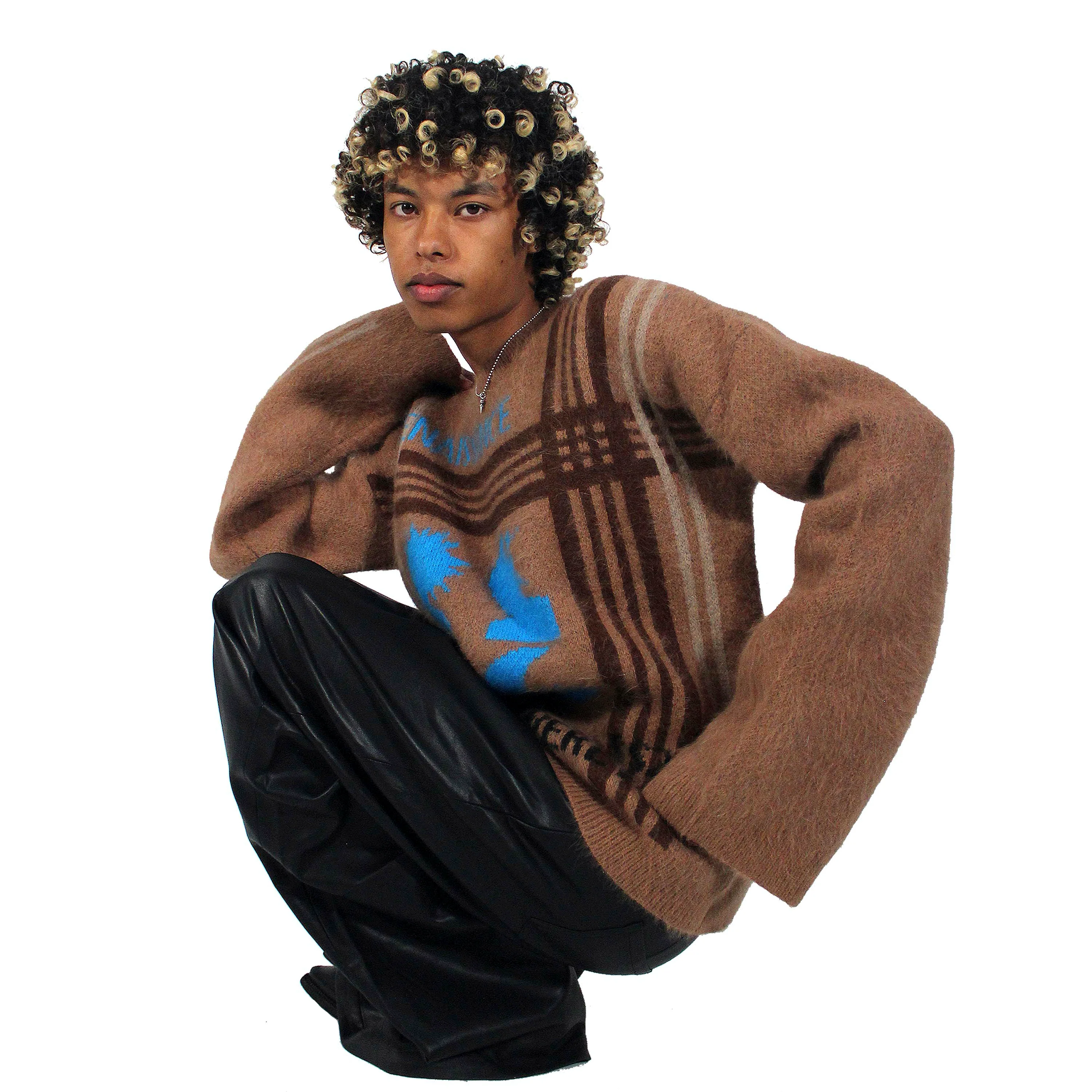 tetrad / thentherewere4 furry knit sweater - Image 5