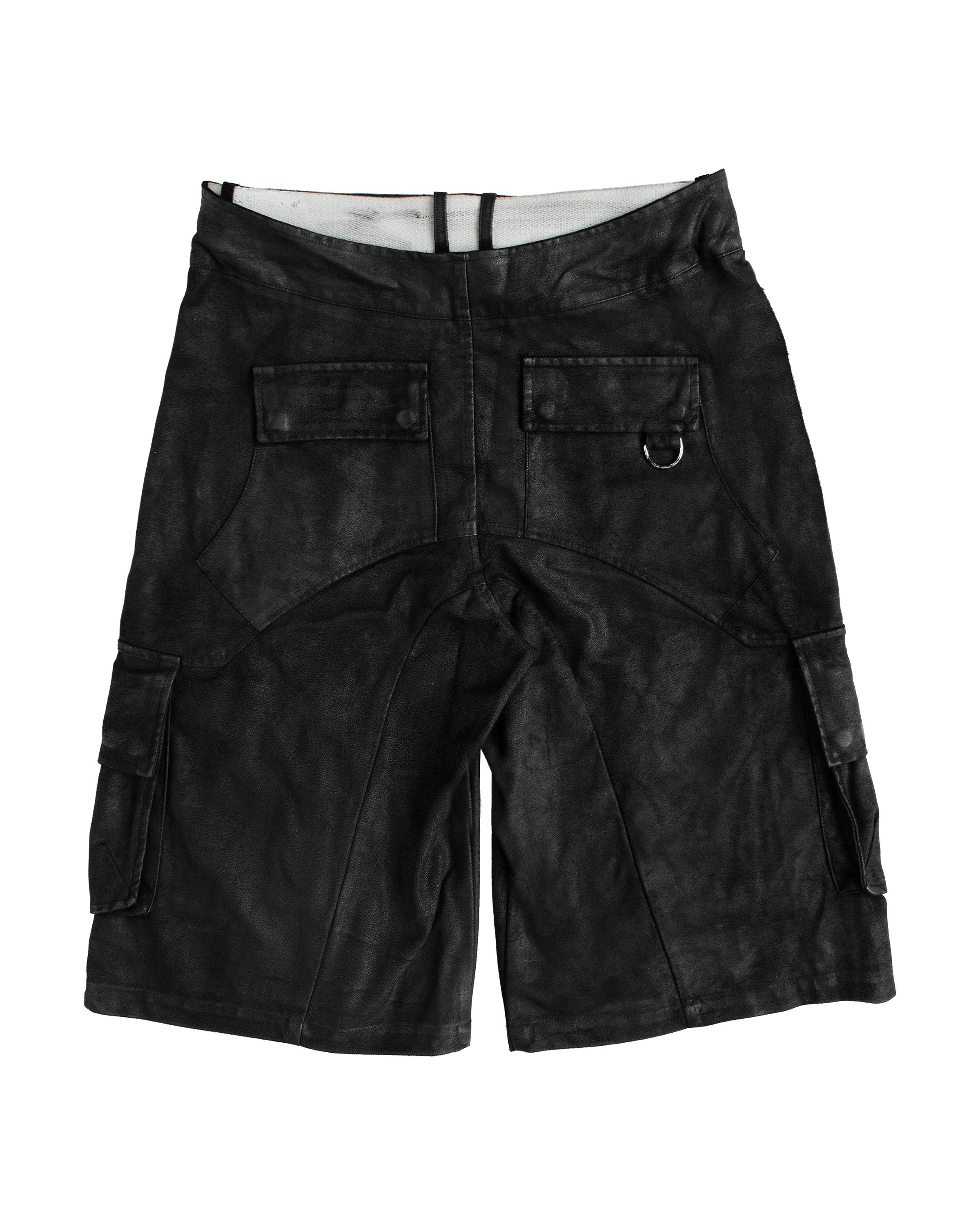 WAX suede modular shorts +Belt - Image 3