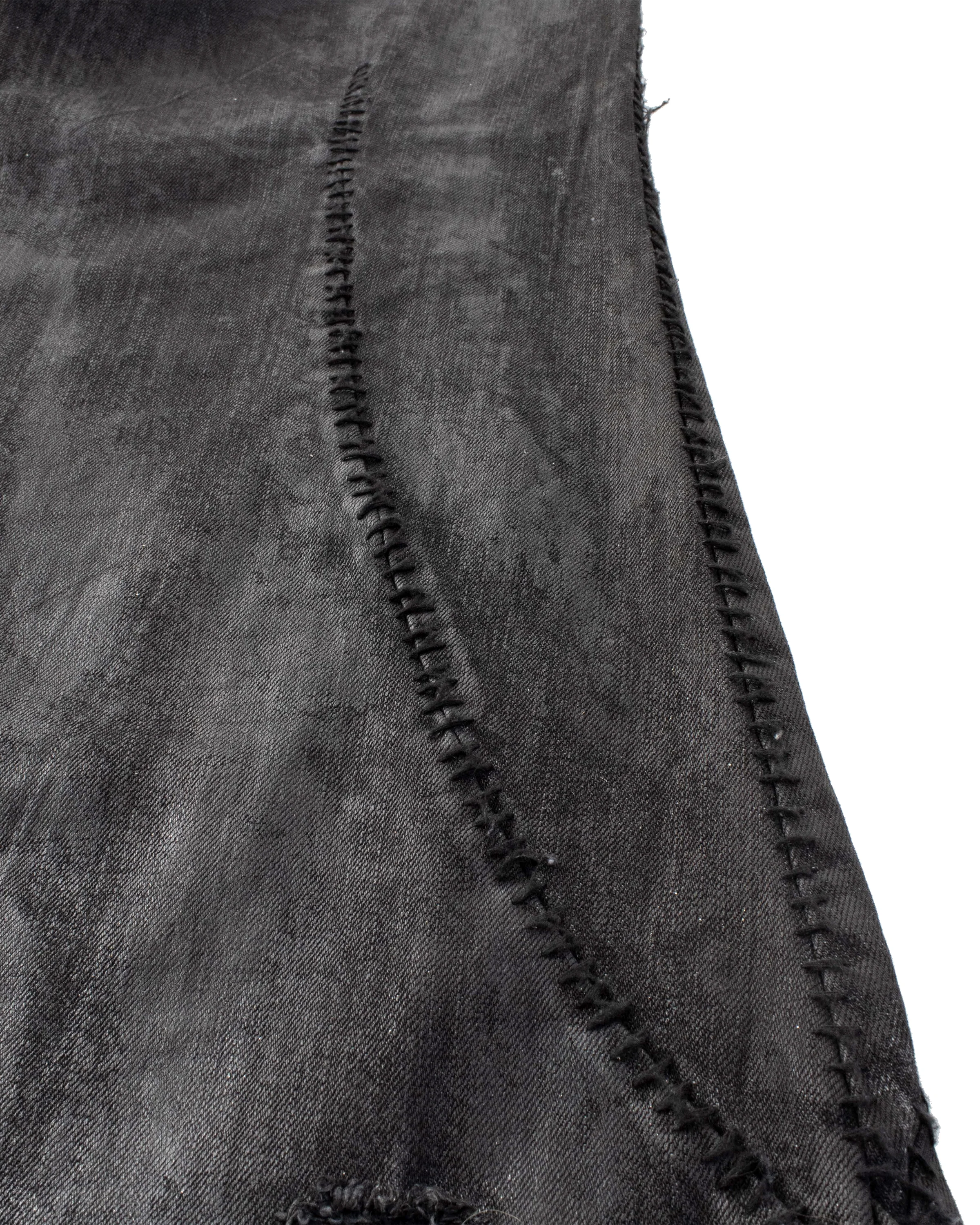 waxed wide leg denim - Image 5