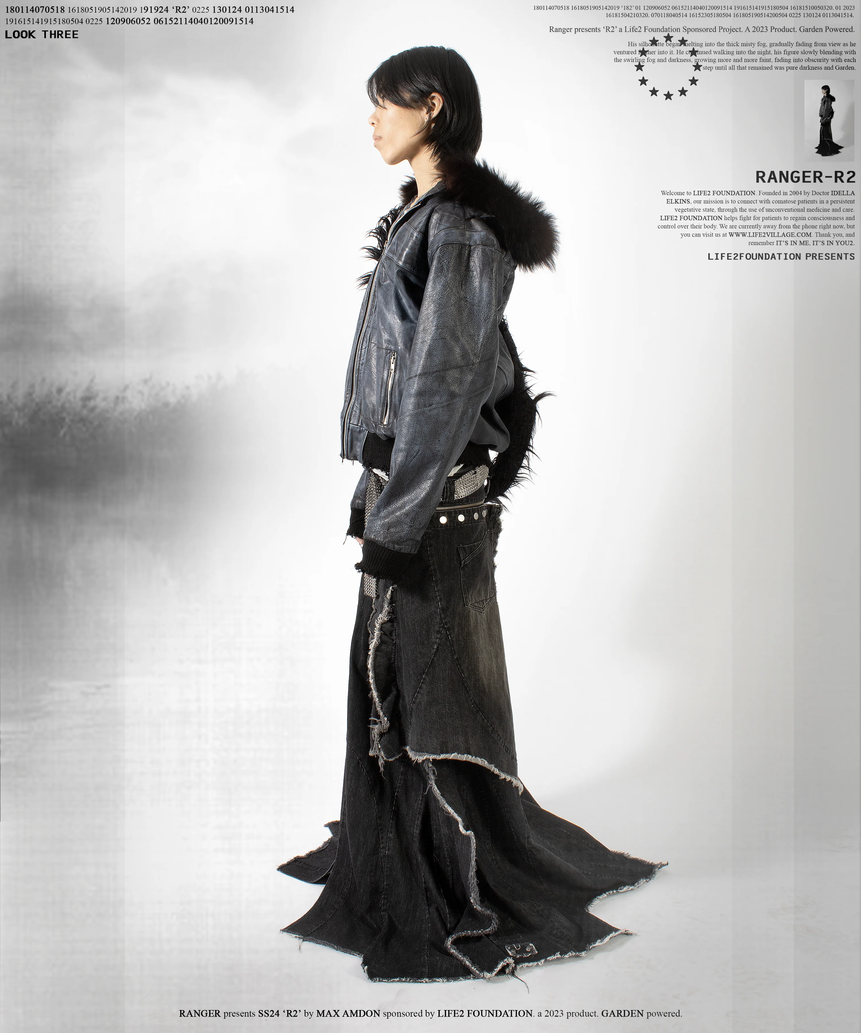 X detachable-skirt denim - Image 13